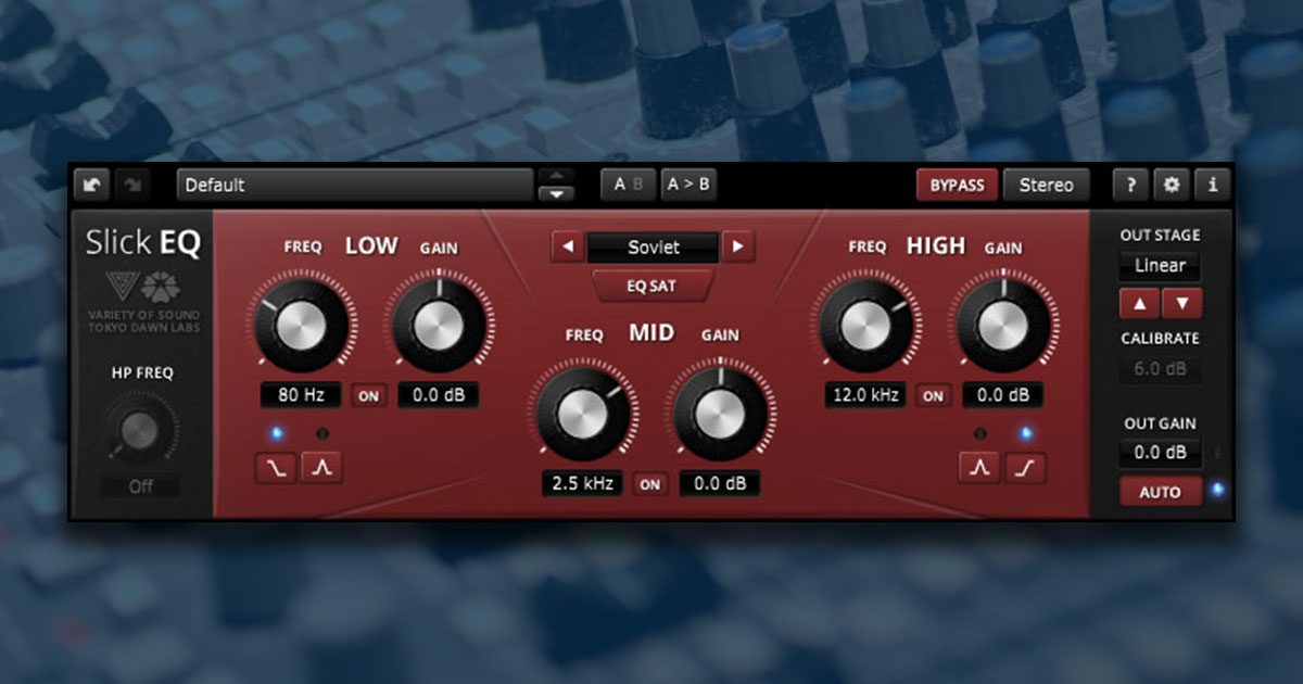 Tokyo Dawn VOS SlickEQ Free Plugin Download