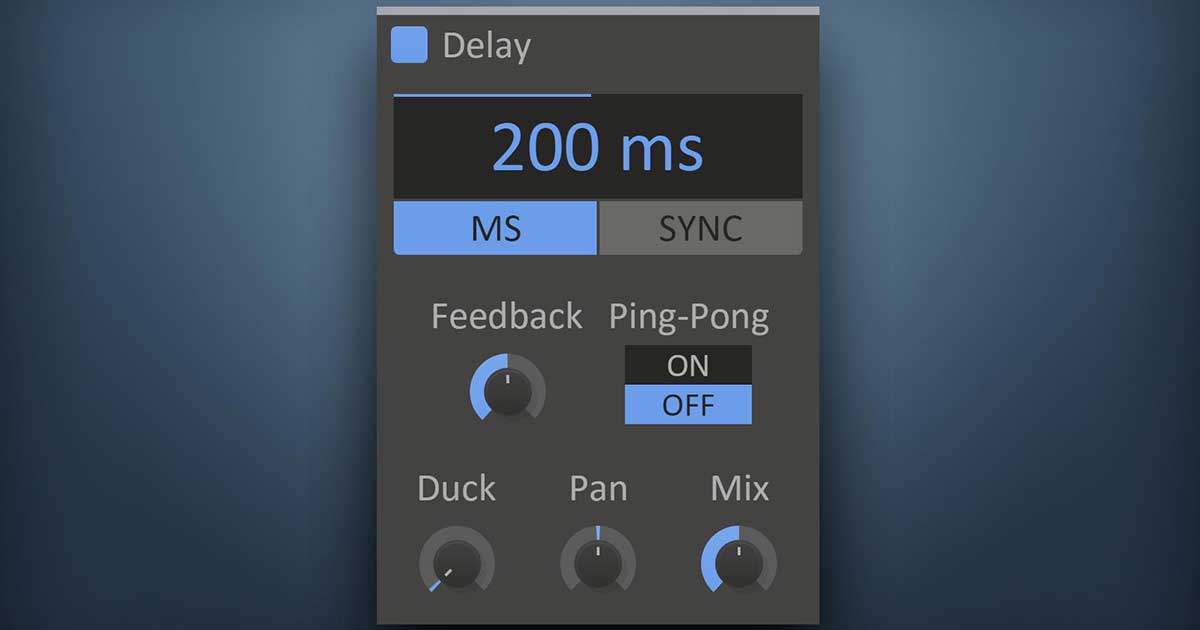 Free Delay Plugin For PC & Mac From Kilohearts