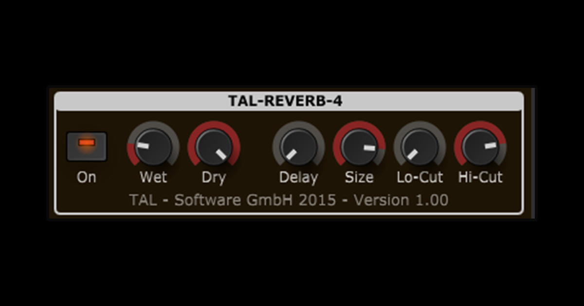 TAL Reverb 4 - Free Reverb Plugin For PC & Mac