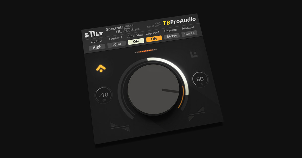 TBPro Audio sTilt - Free Filter Plugin For PC & Mac