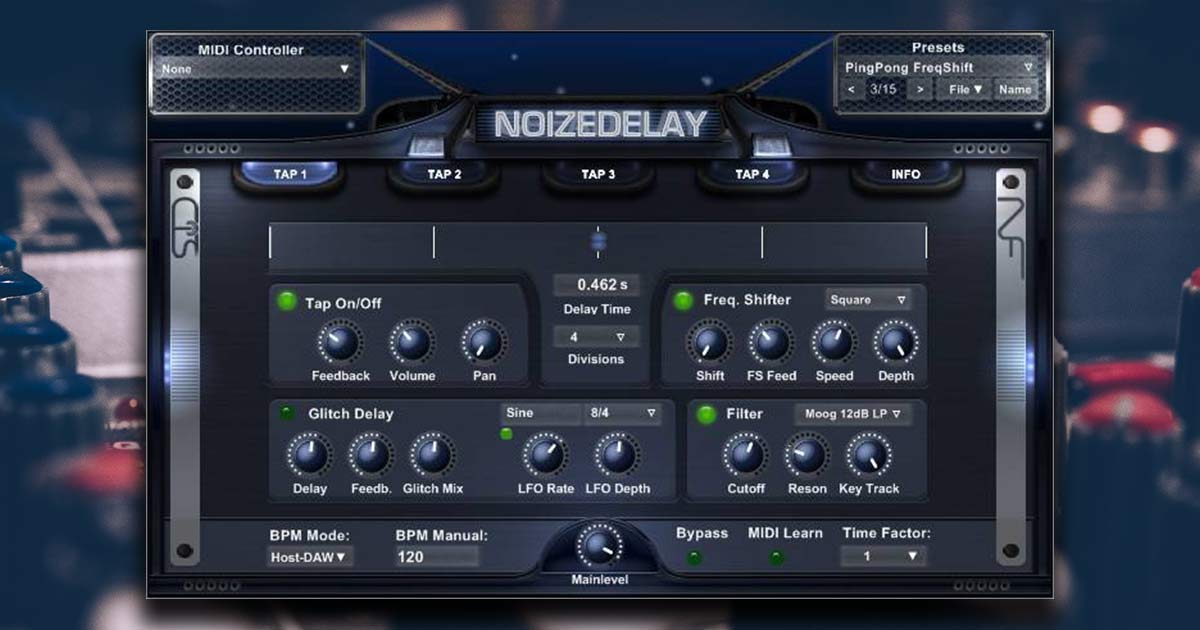 Free Delay VST Plugin To Download - Noizedelay