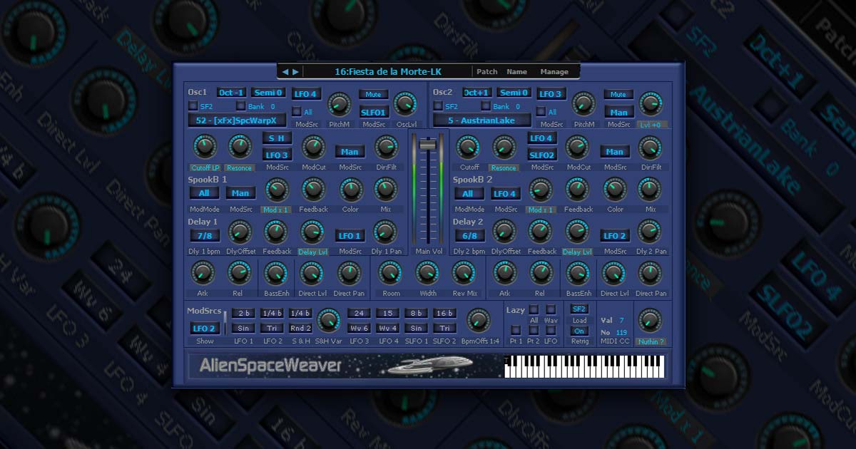 Alien Space Weaver Synth For PC