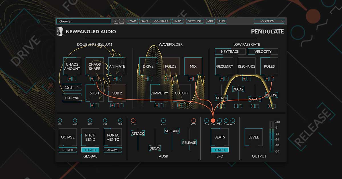 Download Newfangled Audio Pendulate Synth Plugin For PC & Mac Now