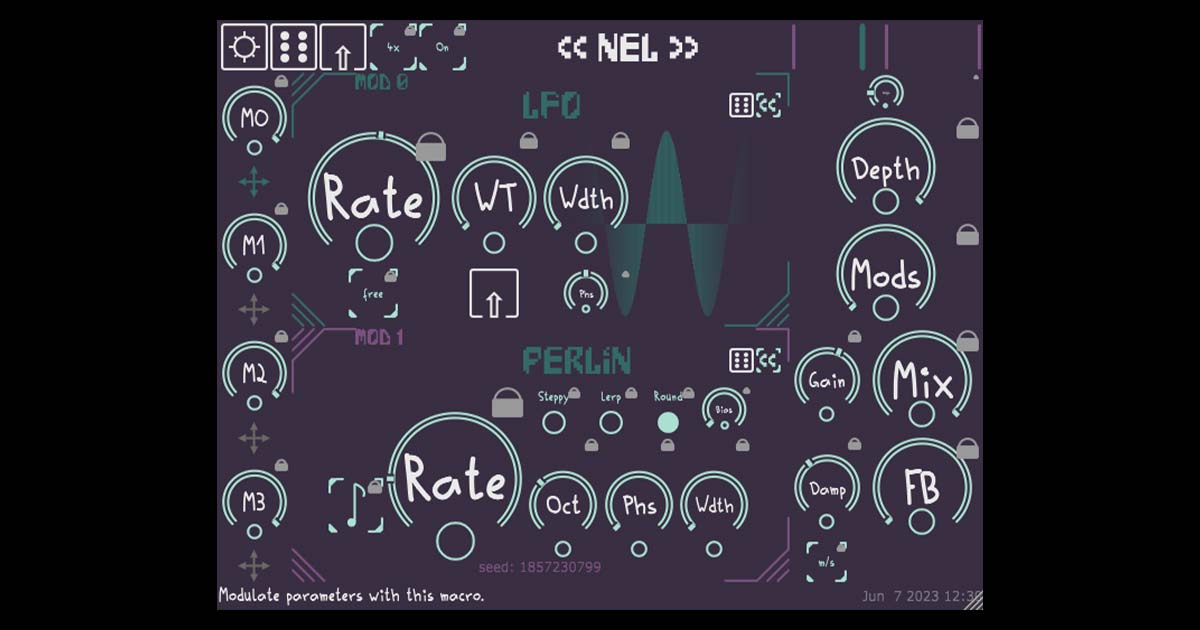 Download Nel - A Free Vibrato VST3 and AU Plugin For PC and MAC