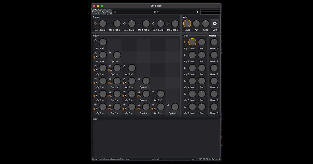 Download Six Sines Synth Plugin Free Today