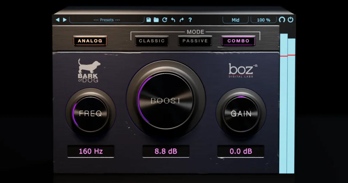 Get Boz Bark Of Dog 3 VST Plugin Free Today