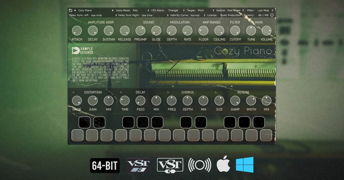 Download Cozy Piano VST Plugin Free Now