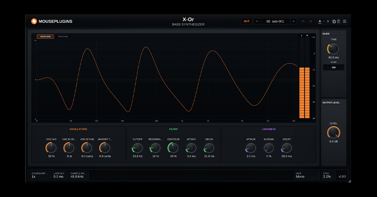 Download X-Or Bass Synth VST Plugin Free Today